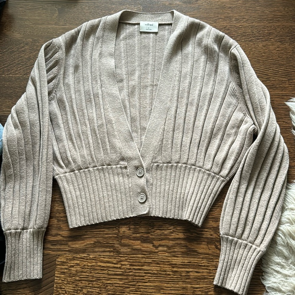 Wilfred Plunge Front Cardigan